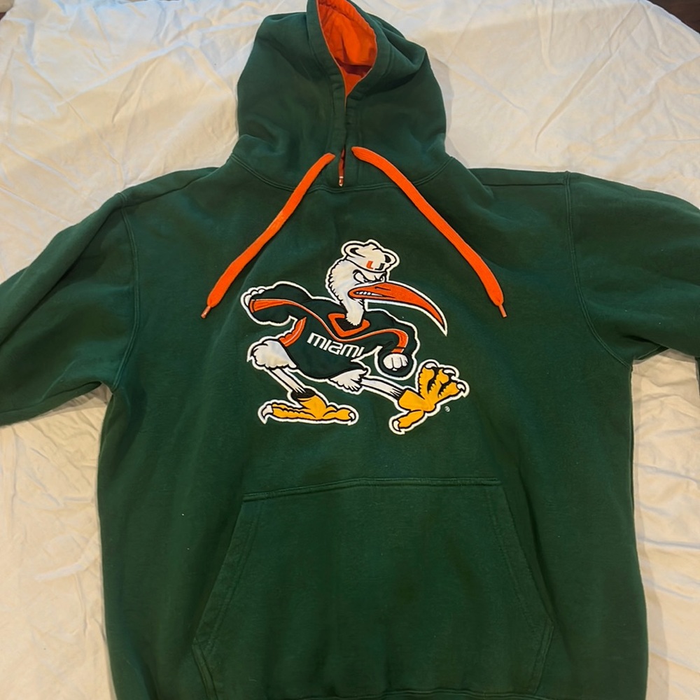 University of Miami UM Sweatshirt Large